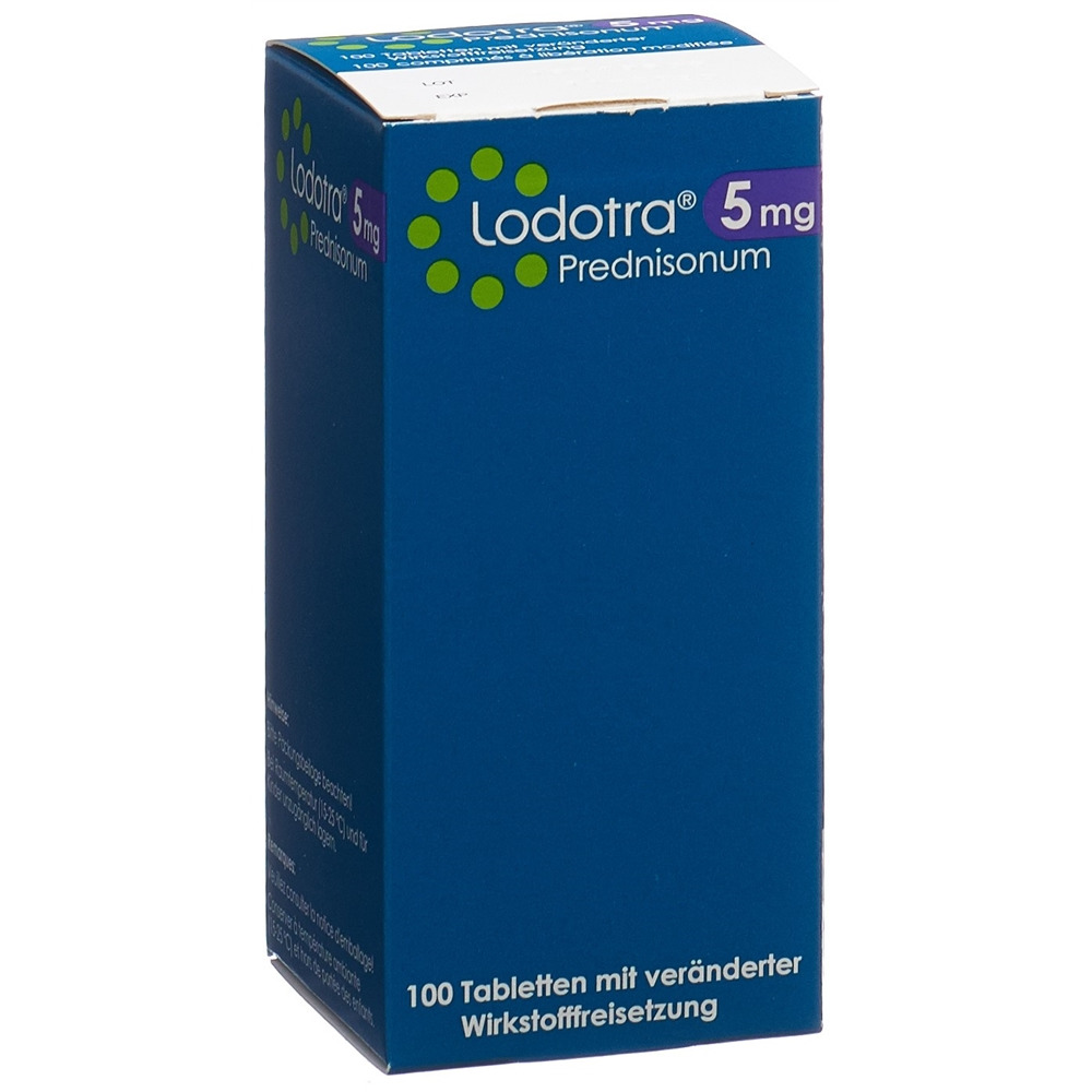 LODOTRA Ret Tabl 5 mg Ds 100 Stk, Hauptbild