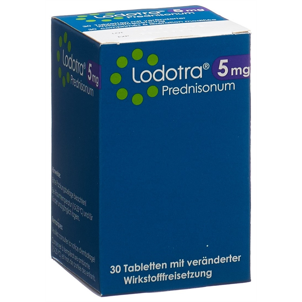 LODOTRA Ret Tabl 5 mg Ds 30 Stk, Hauptbild