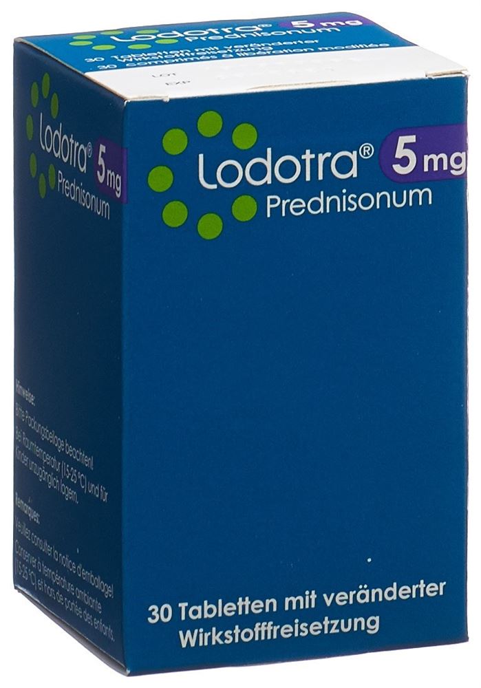 LODOTRA Ret Tabl 5 mg Ds 30 Stk, Hauptbild