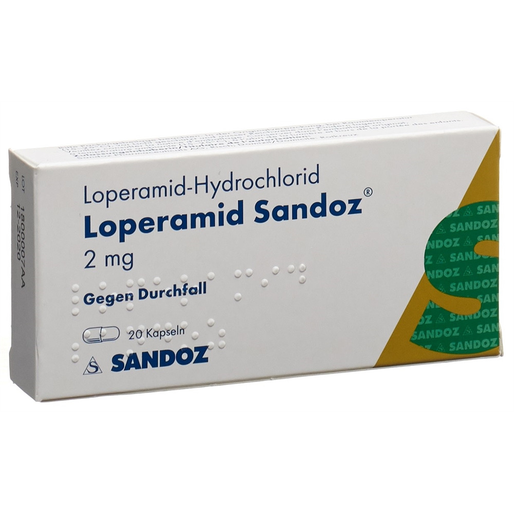 LOPERAMIDE Sandoz 2 mg, Hauptbild