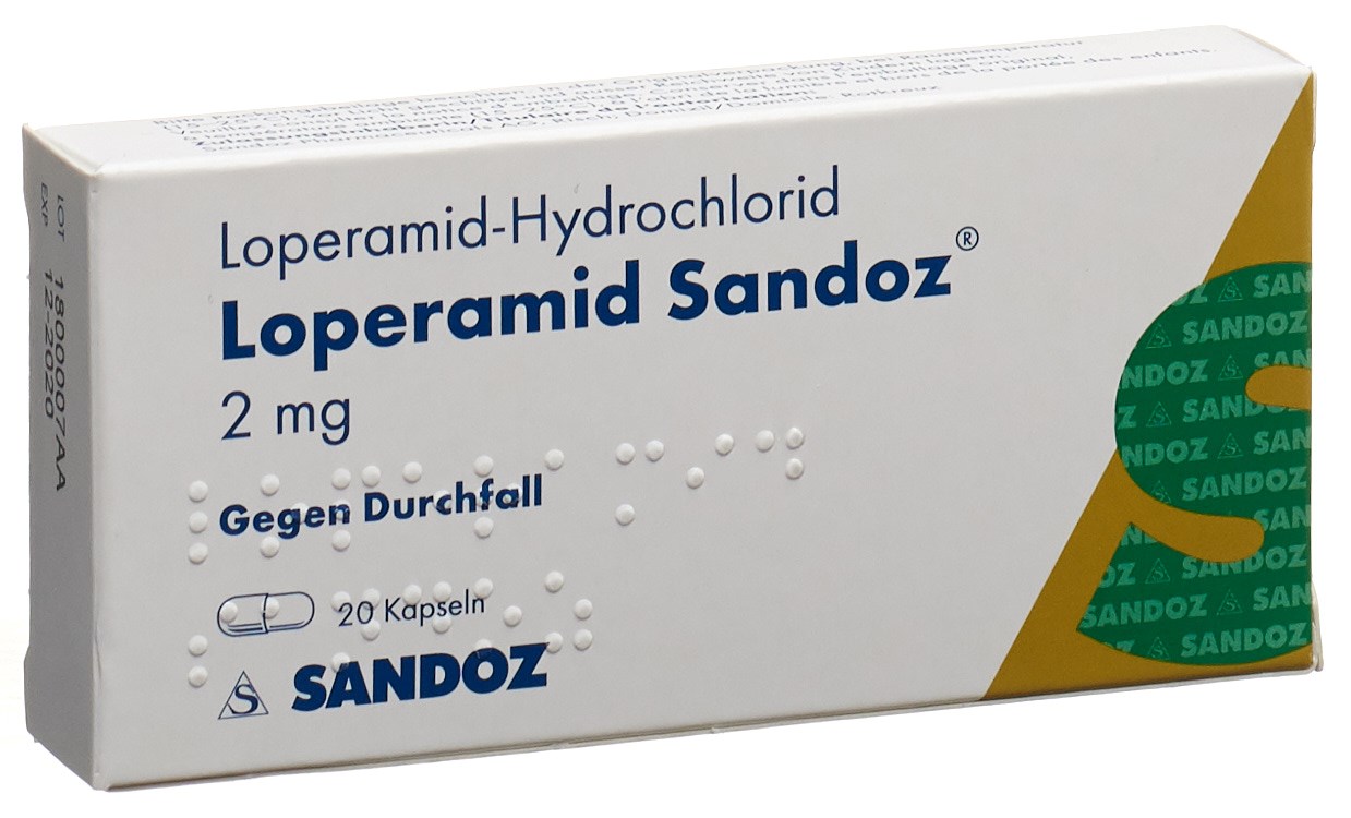 LOPERAMIDE Sandoz 2 mg, Hauptbild