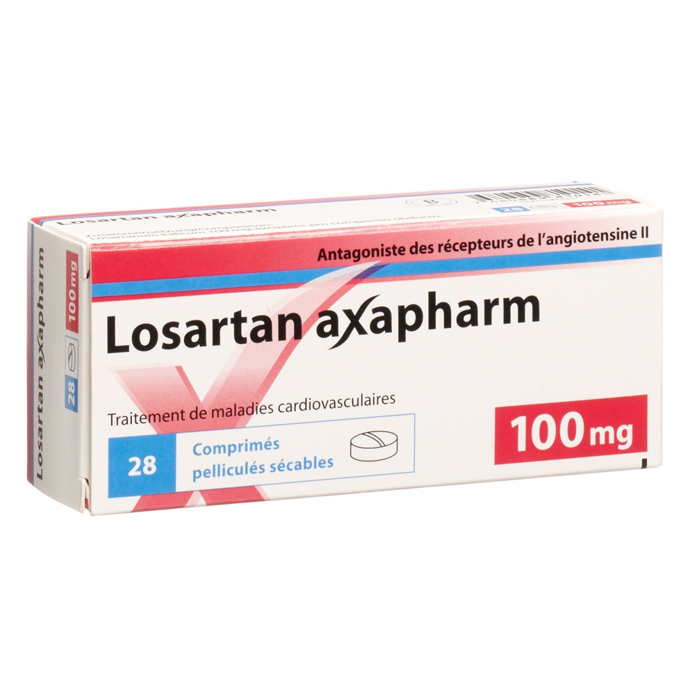 LOSARTAN axapharm 100 mg, image 2 sur 2