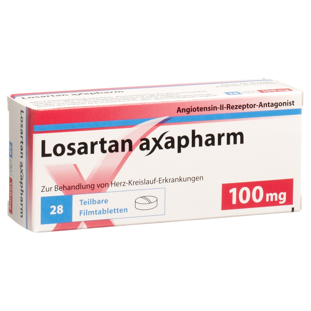 LOSARTAN axapharm 100 mg, image principale