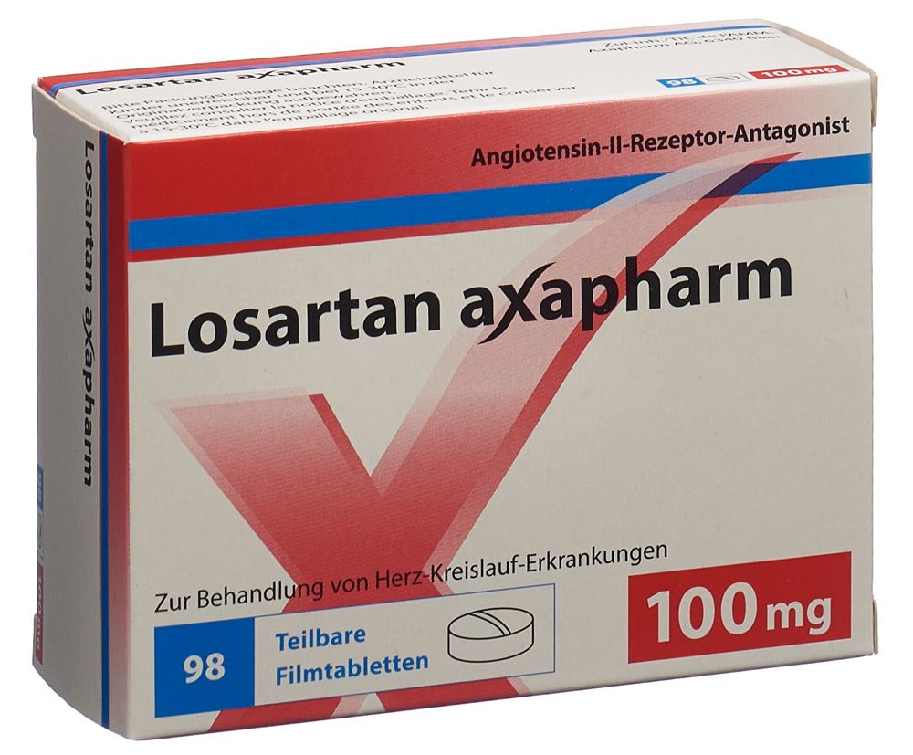 LOSARTAN axapharm 100 mg, image principale