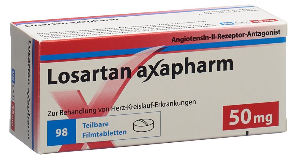 LOSARTAN axapharm 50 mg, image principale