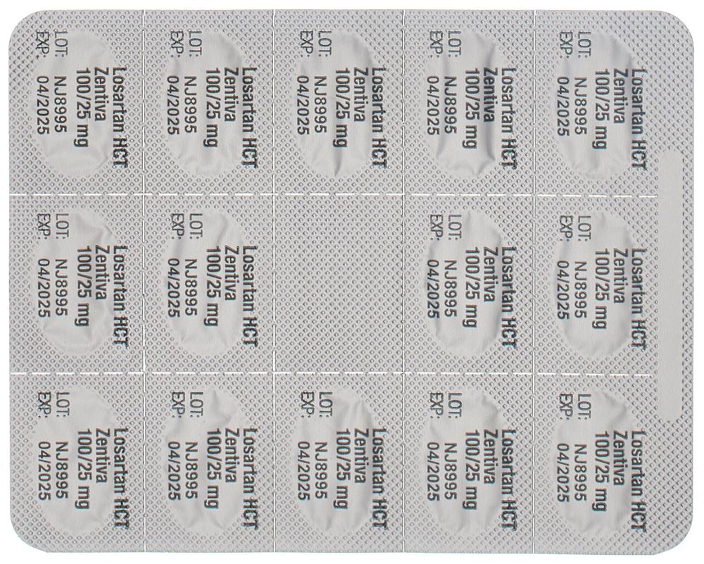LOSARTAN HCT Zentiva, Bild 2 von 3