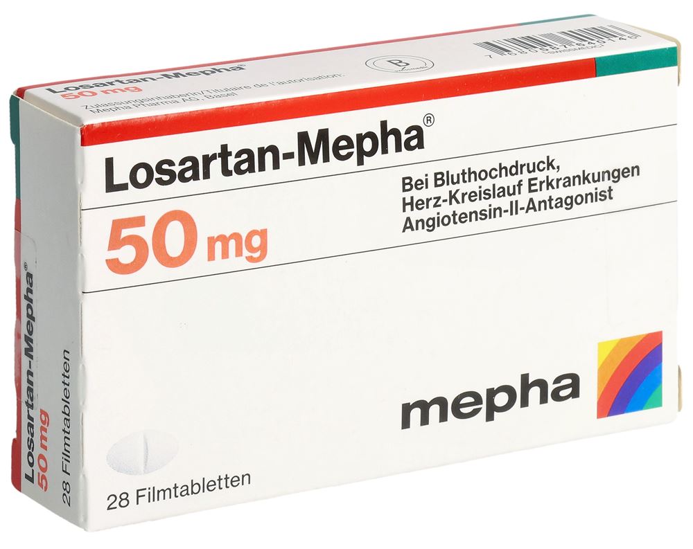 LOSARTAN Mepha 50 mg, image principale