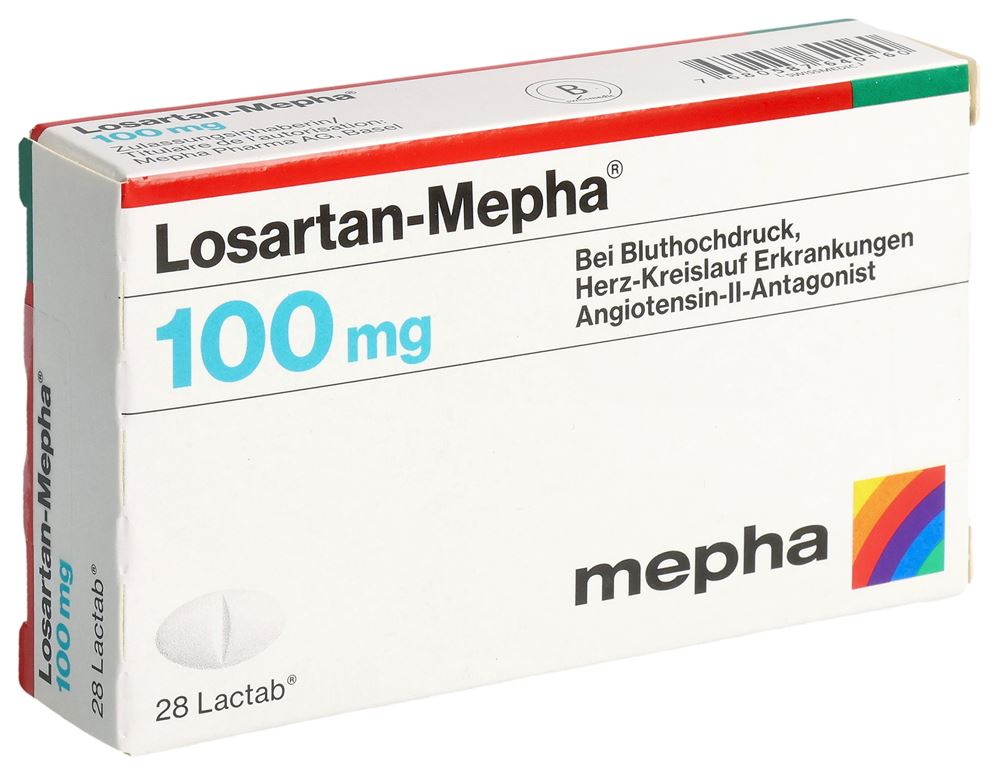 LOSARTAN Mepha 100 mg, Hauptbild