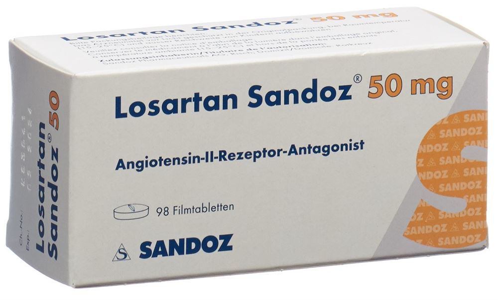 LOSARTAN Sandoz 50 mg, Hauptbild
