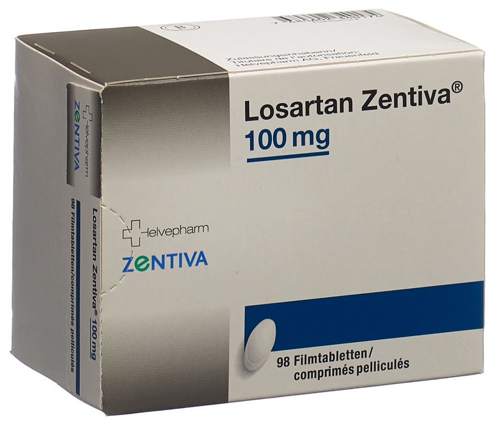 LOSARTAN Zentiva 100 mg, image principale