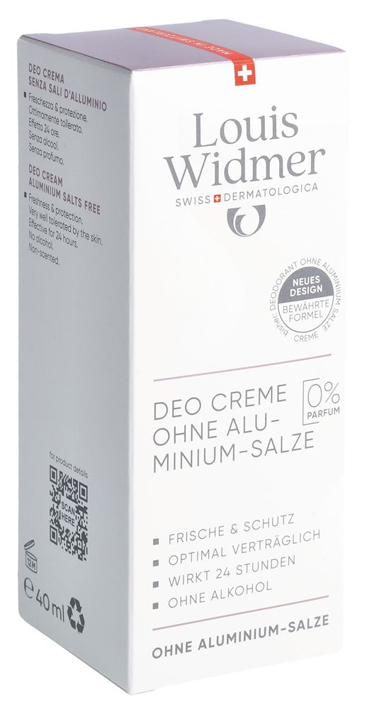 LOUIS WIDMER déo crème