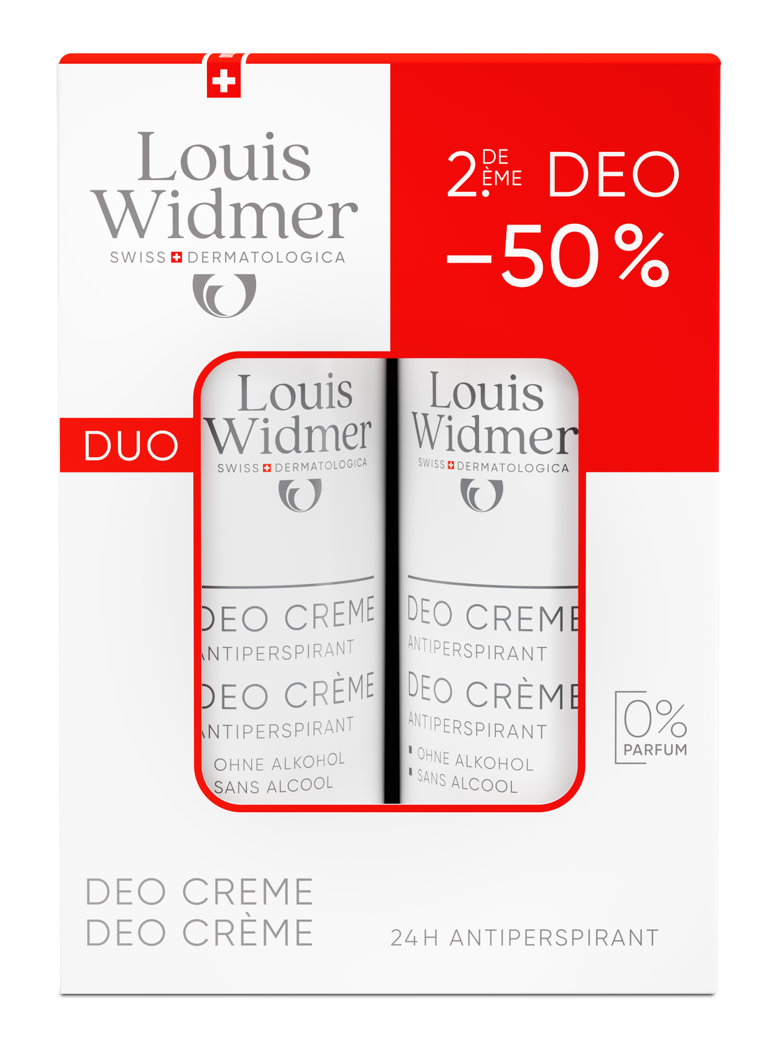 LOUIS WIDMER Deo-Duo Creme Antiperspirant