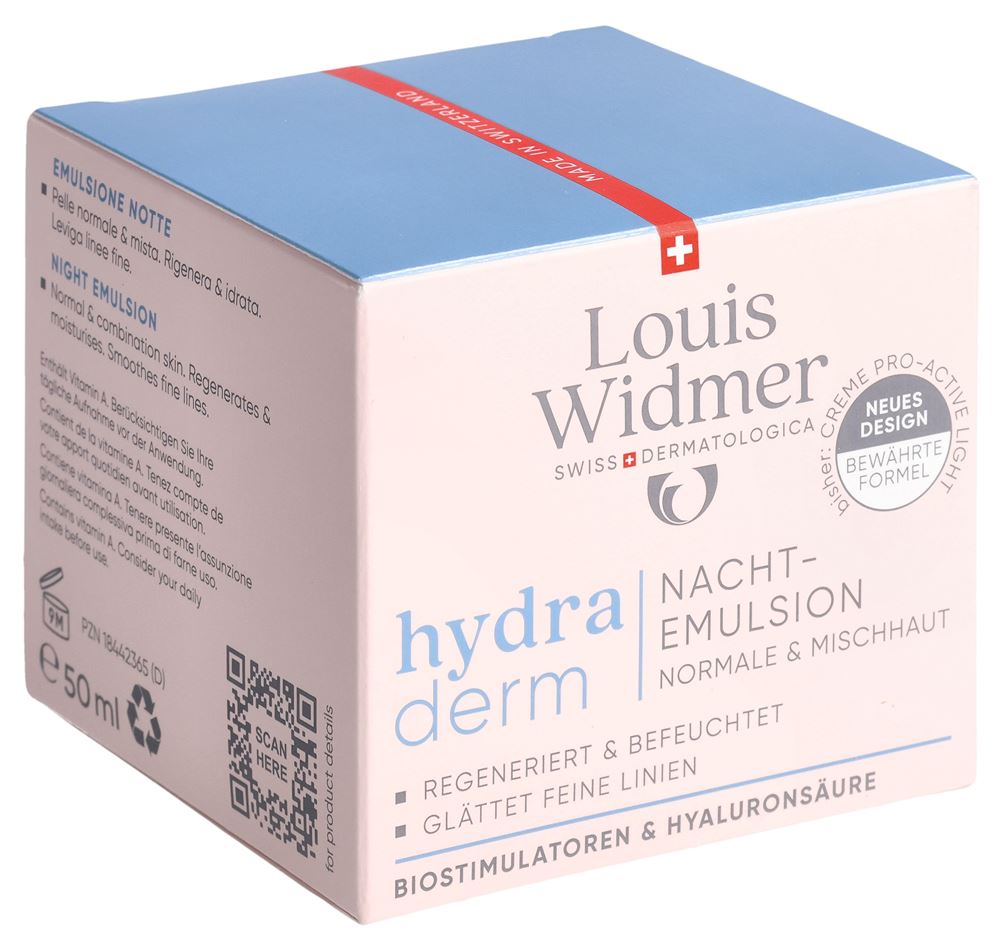 LOUIS WIDMER Hydraderm Nachtemulsion