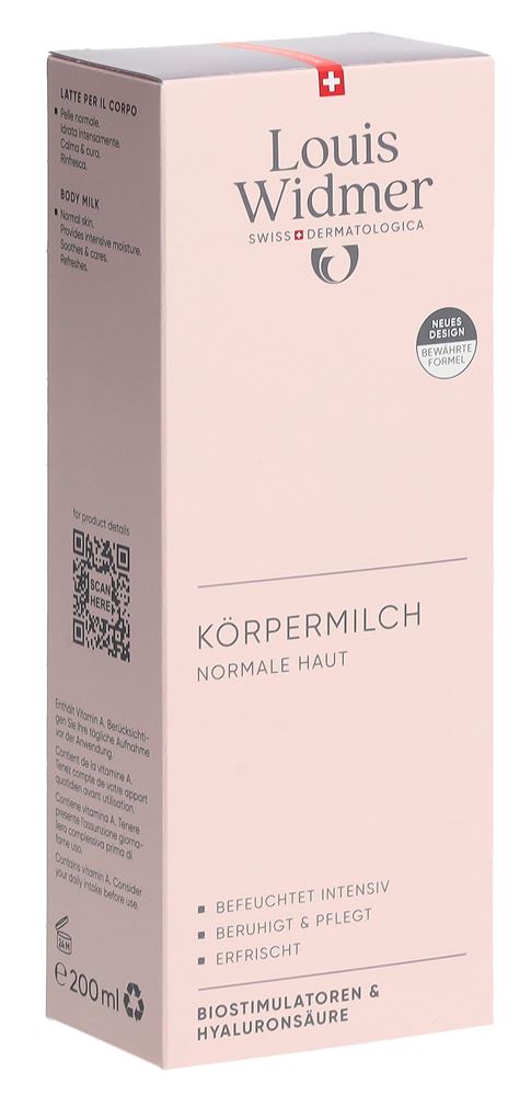 LOUIS WIDMER Körpermilch, Hauptbild