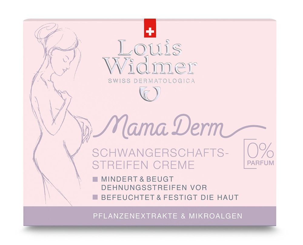 LOUIS WIDMER MamaDerm Schwangerschaftsstreifen Creme, Hauptbild