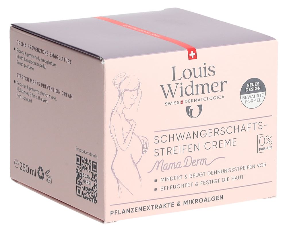 LOUIS WIDMER MamaDerm Schwangerschaftsstreifen Creme