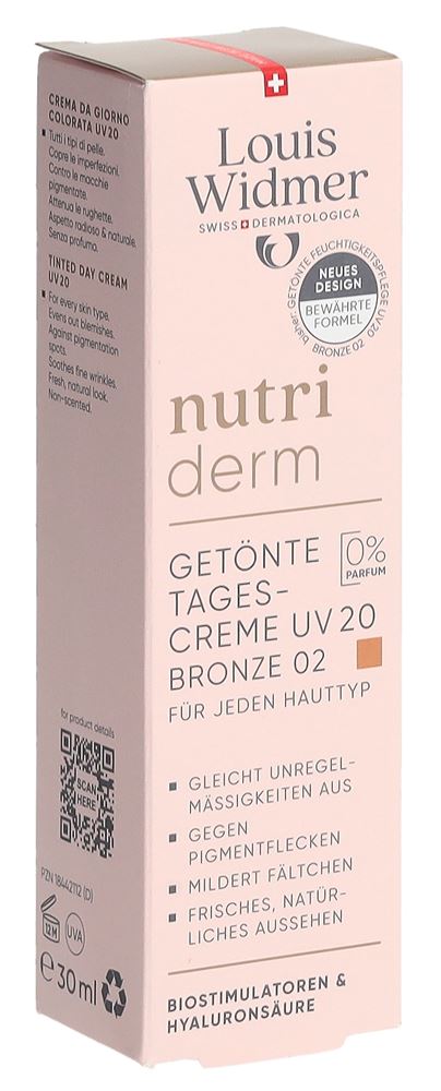 LOUIS WIDMER Nutriderm crème de jour teintée