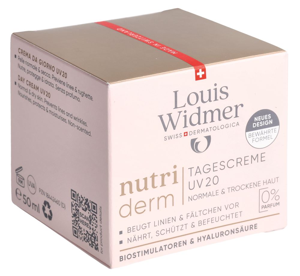 LOUIS WIDMER Nutriderm crème de jour
