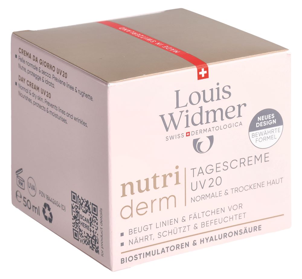 LOUIS WIDMER Nutriderm crème jour
