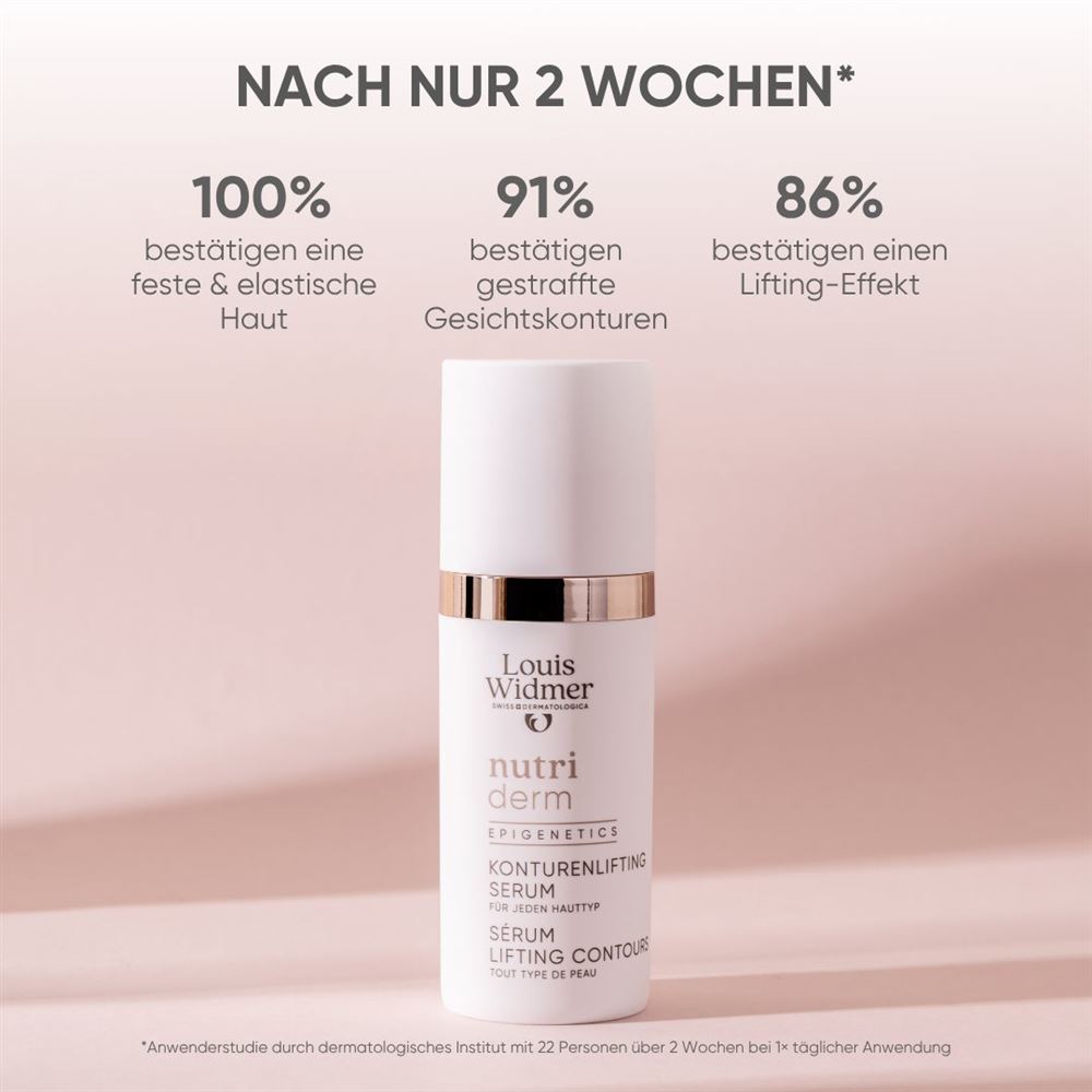 LOUIS WIDMER Nutriderm Epigenetik Konturenlifitung Serum