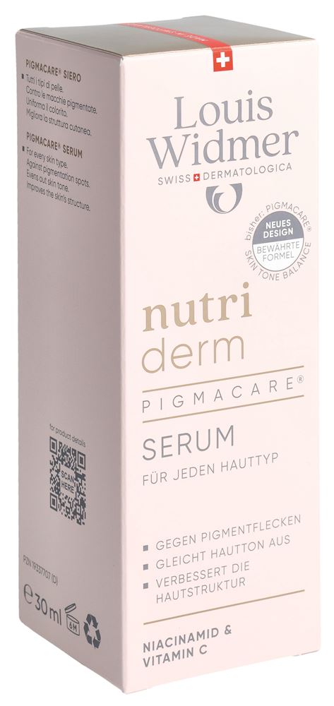 LOUIS WIDMER Nutriderm Pigmacare sérum