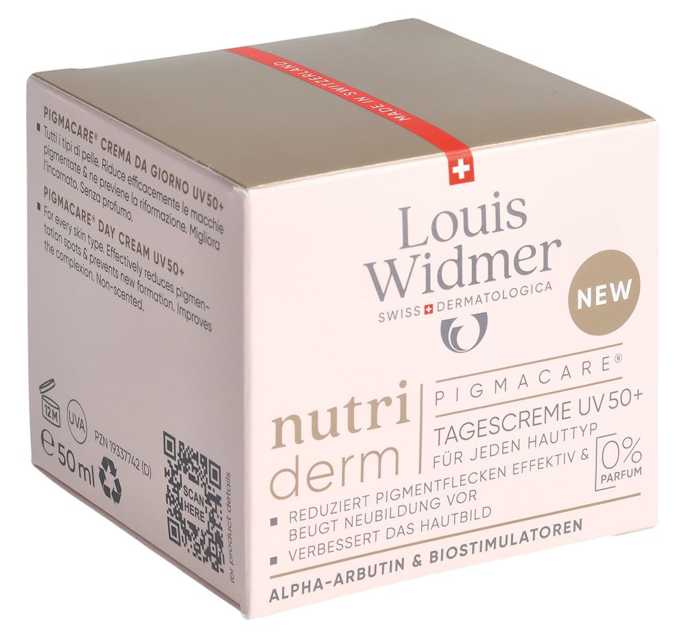 LOUIS WIDMER Nutriderm Pigmacare Tagescreme
