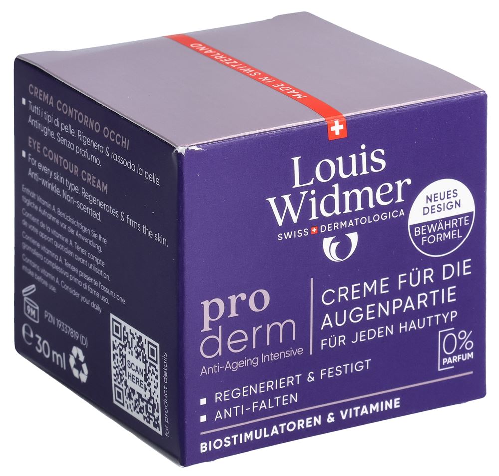 LOUIS WIDMER Proderm crème contour des yeux