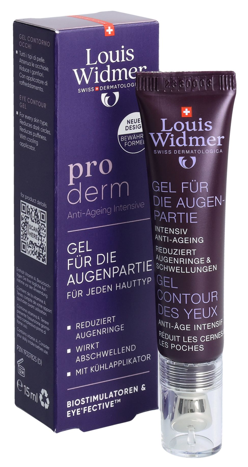 LOUIS WIDMER Proderm gel contour des yeux