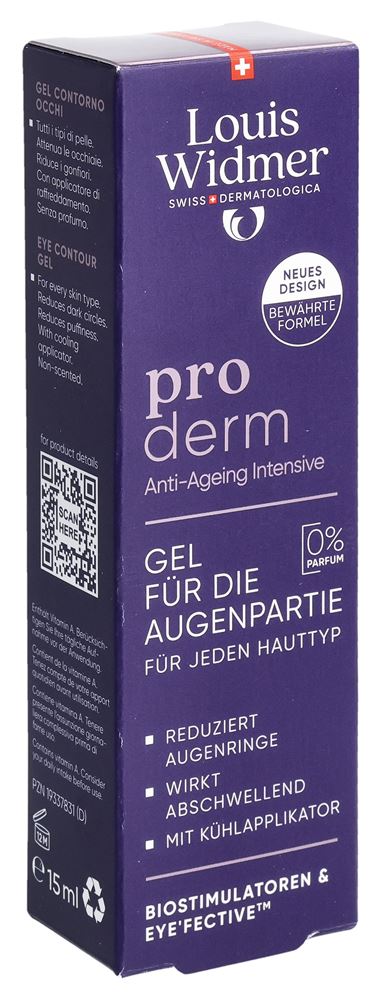 LOUIS WIDMER Proderm Gel für die Augenpartie