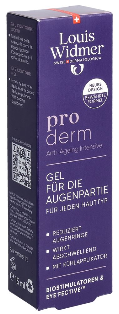 LOUIS WIDMER Proderm Gel für die Augenpartie