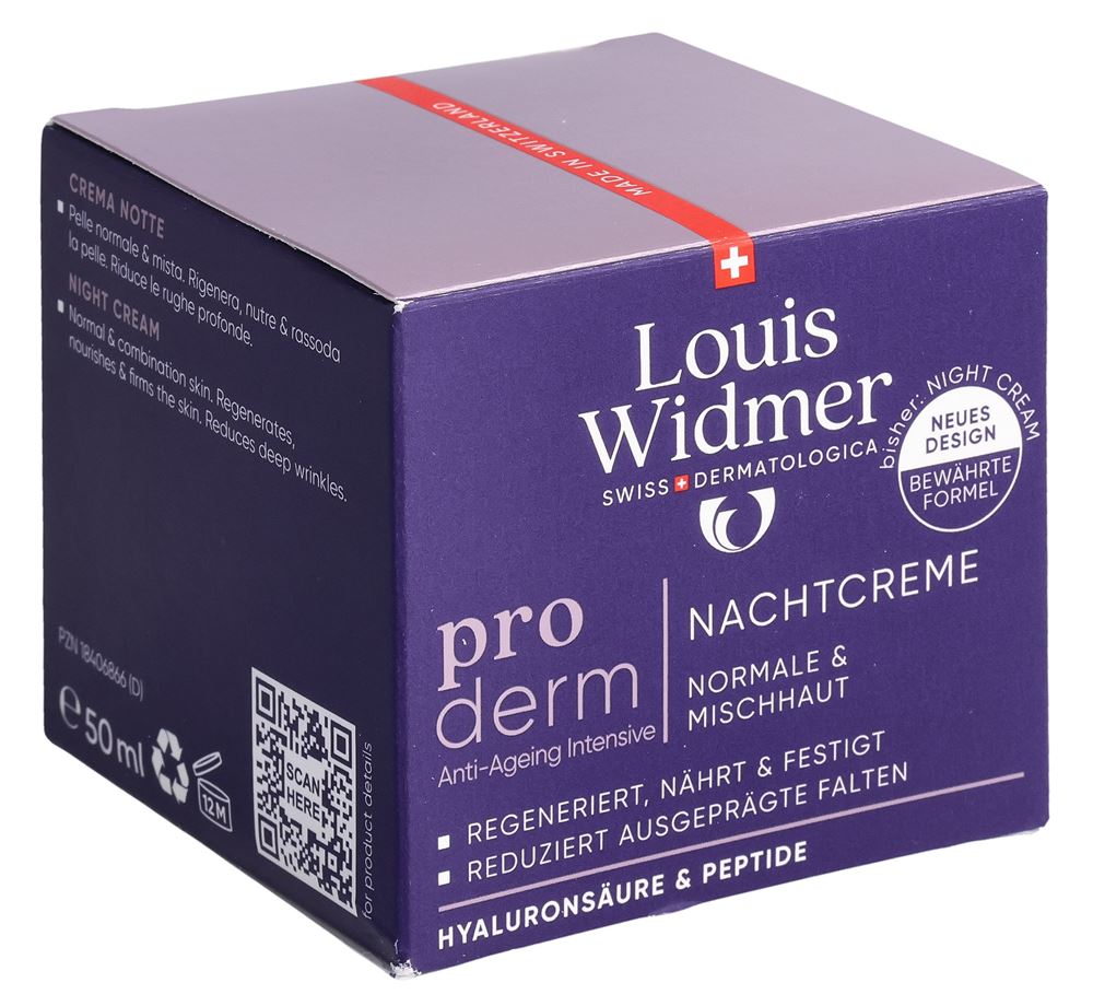 LOUIS WIDMER Proderm Nachtcreme