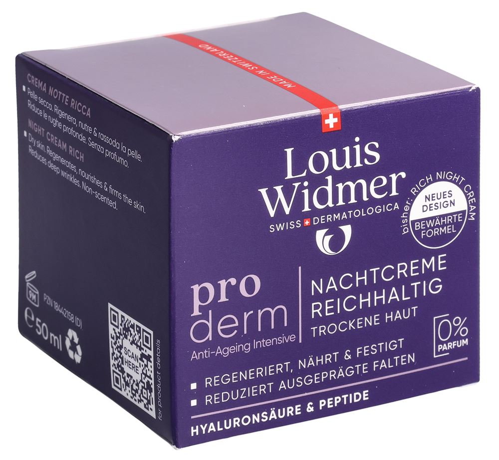 LOUIS WIDMER Proderm Nachtcreme