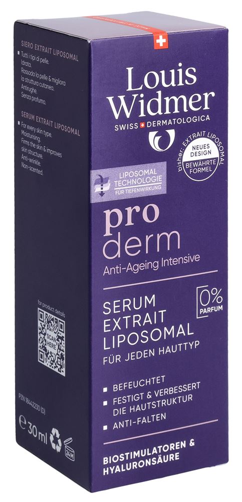 LOUIS WIDMER Proderm sérum extrait liposomal