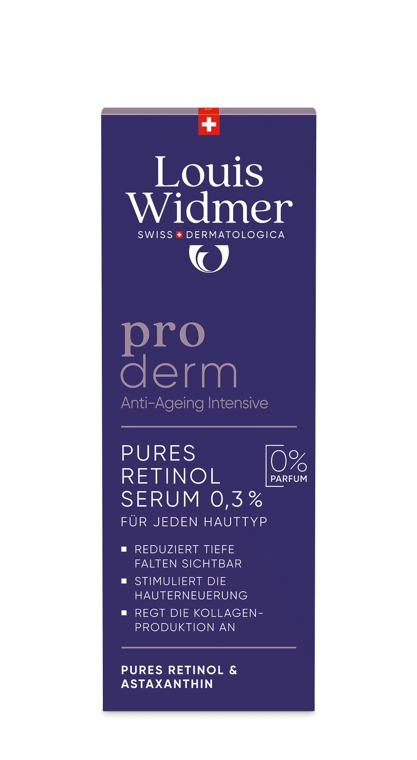 LOUIS WIDMER Proderm sérum rétinol pur 0.3 %, image 2 sur 5
