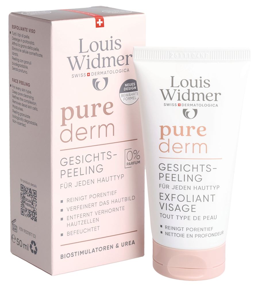LOUIS WIDMER Purederm Gesichtspeeling, Bild 2 von 6
