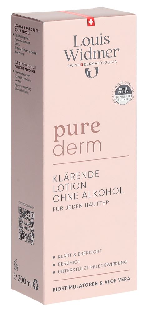 LOUIS WIDMER Purederm lotion nettoyante