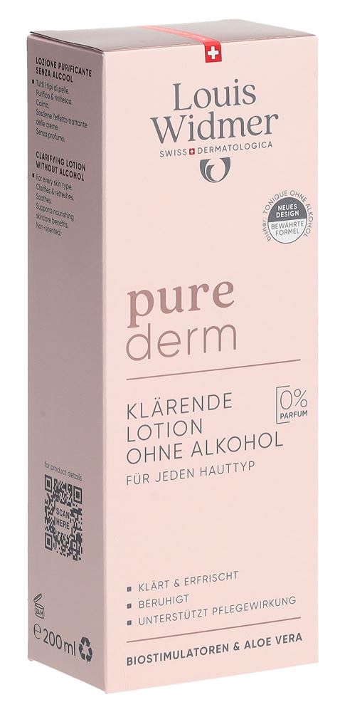 LOUIS WIDMER Purederm lotion nettoyante