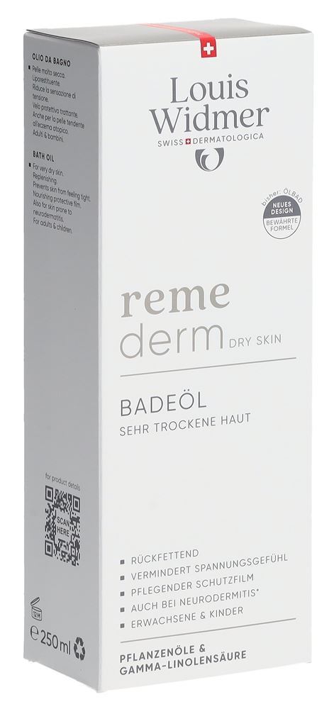 LOUIS WIDMER Remederm huile de bain