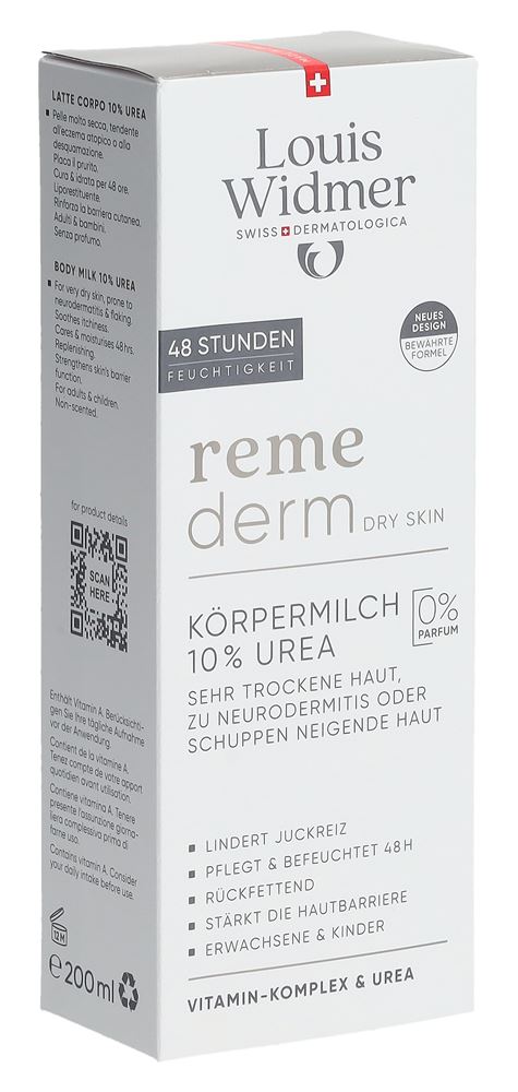 LOUIS WIDMER Remederm Körpermilch
