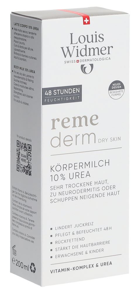 LOUIS WIDMER Remederm Körpermilch