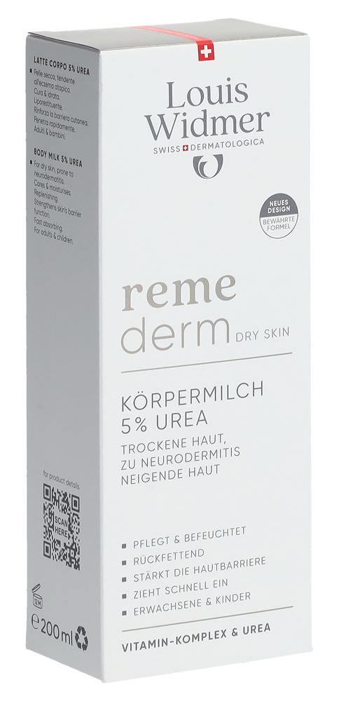 LOUIS WIDMER Remederm Körpermilch