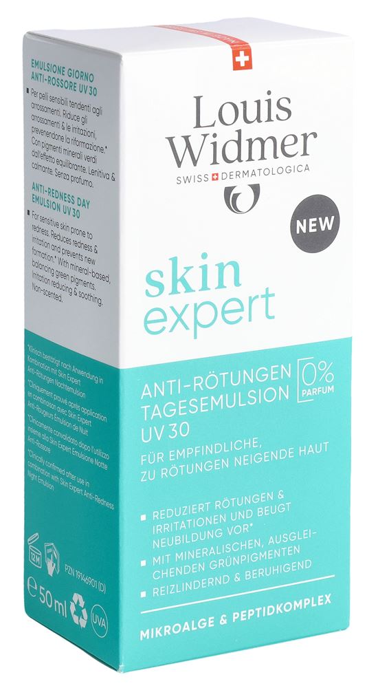 LOUIS WIDMER Skinexpert Anti-Rötungen Tagesemulsion