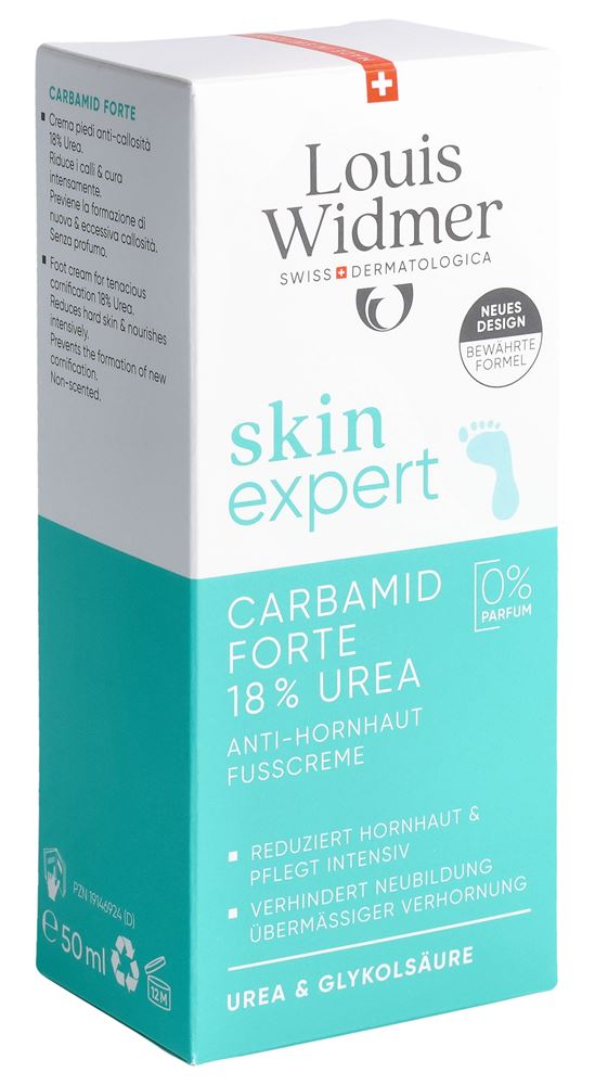 LOUIS WIDMER Skinexpert Carbamid Forte 18% Urea