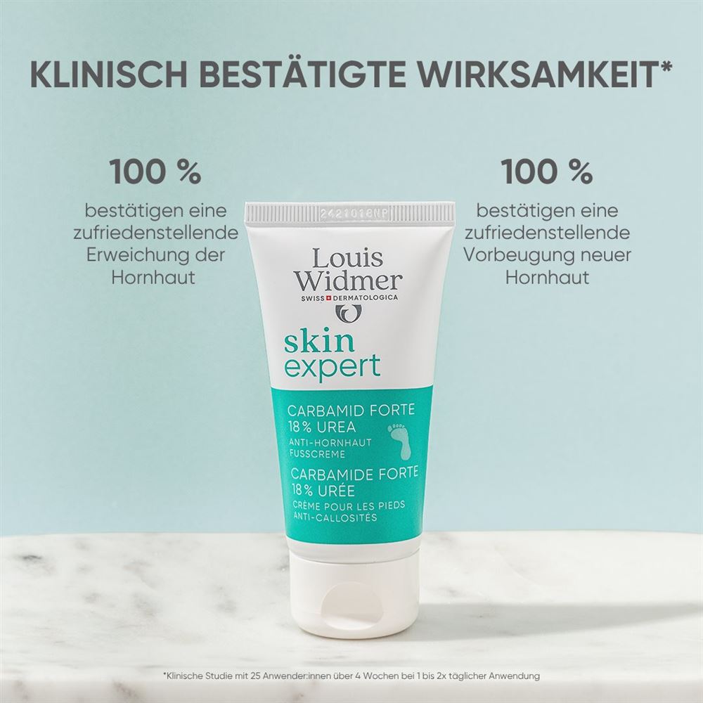 LOUIS WIDMER Skinexpert carbamid forte 18% urée