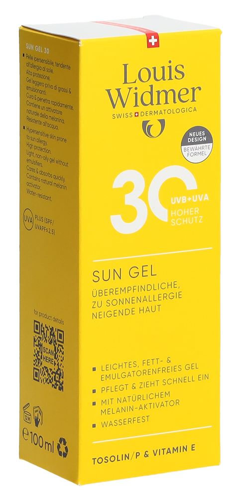 LOUIS WIDMER sun gel