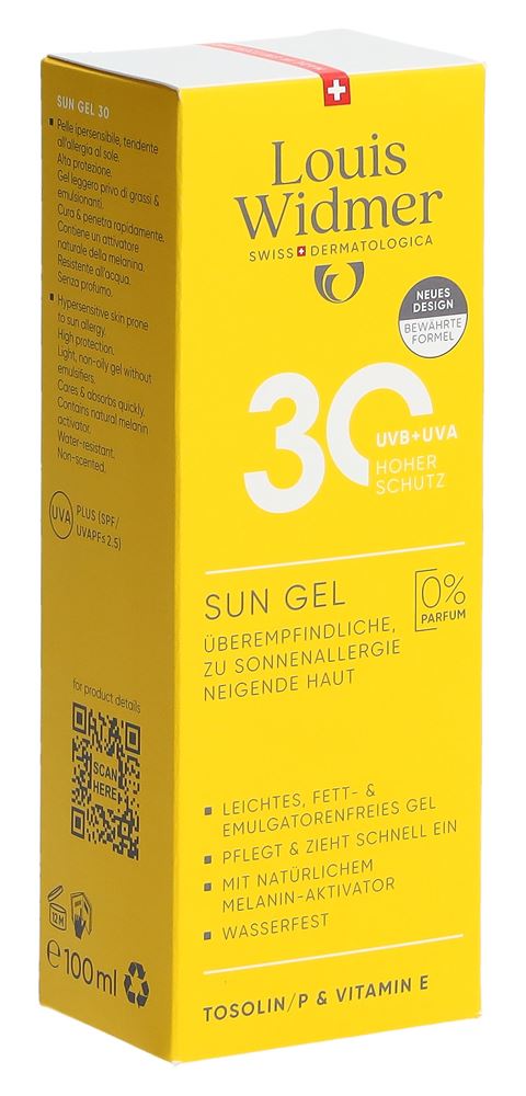 LOUIS WIDMER sun gel