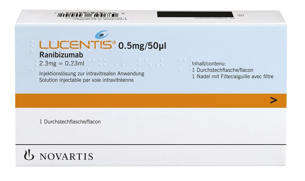 LUCENTIS Inj Lös 2.3 mg/0.23ml mit Filternadel Durchstf 0.23 ml
