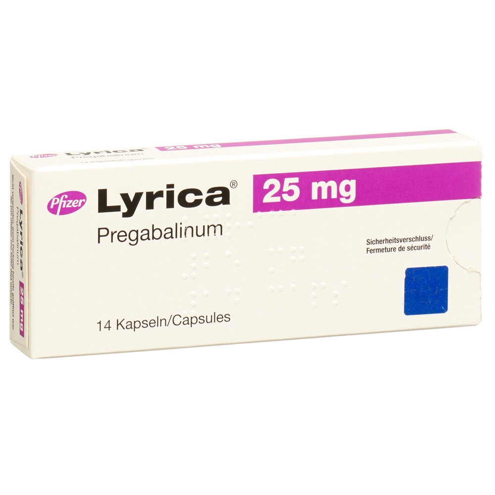 LYRICA caps 25 mg blist 14 pce, image principale