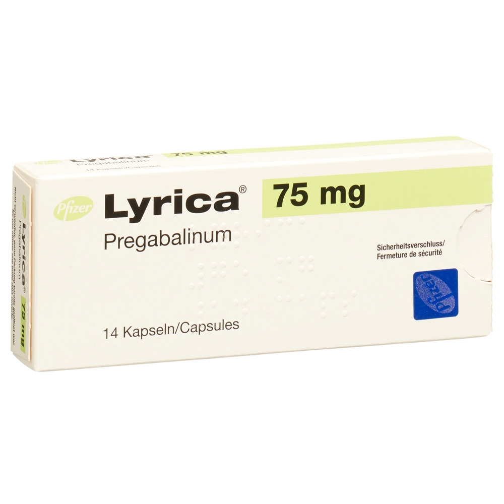 LYRICA caps 75 mg blist 14 pce, image principale