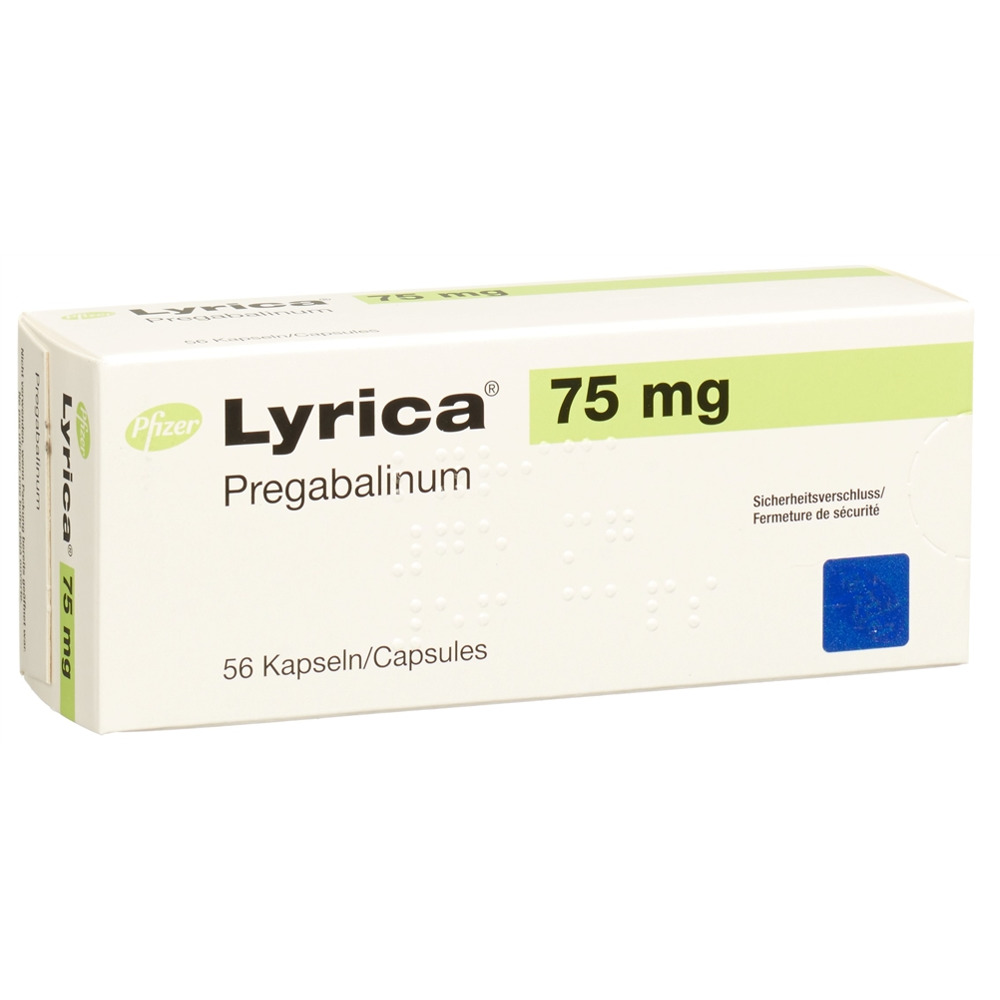 LYRICA caps 75 mg blist 56 pce, image principale